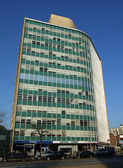 One of the Lefrak Towers Office Buildings in Rego Park, February 2008