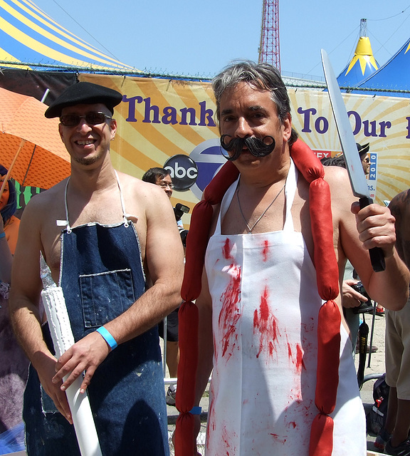 Butchers at the Coney Island Mermaid Parade, June 2010