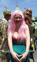 Pink-Haired Mermaid at the Coney Island Mermaid Parade, June 2010