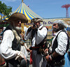 Three Pirates at the Coney Island Mermaid Parade, June 2010