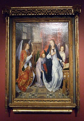 The Annunciation by Memling in the Metropolitan Museum of Art, January 2008