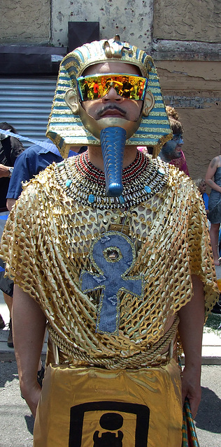 King Tut at the Coney Island Mermaid Parade, June 2010