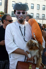 Vet at the Coney Island Mermaid Parade, June 2010