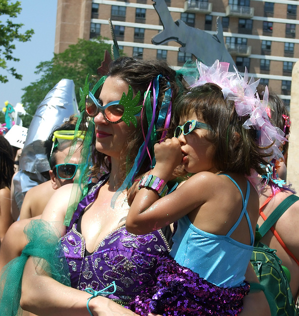 Mystical Mer-daughters and Mer-mothers at the Coney Island Mermaid Parade, June 2010