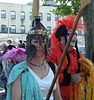 Athena at the Coney Island Mermaid Parade, June 2010