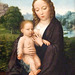 Detail of a Virgin and Child Attributed to Simon Bening in the Metropolitan Museum of Art, August 2010