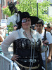 Lady Pirate at the Coney Island Mermaid Parade, June 2010