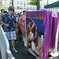 Comic Book Float at the Coney Island Mermaid Parade, June 2010