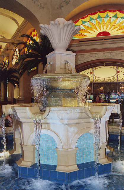 Fountain Inside the Tropicana Hotel in Atlantic City, Aug. 2006