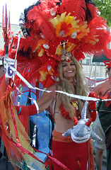 Showgirl Mermaid at the Coney Island Mermaid Parade, June 2010