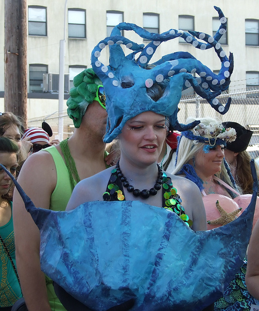 Blue Octopus at the Coney Island Mermaid Parade, June 2010