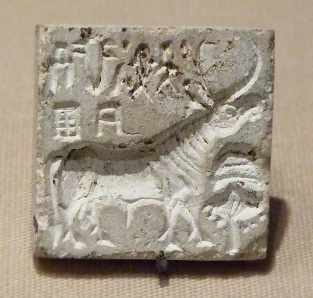 Indus Valley Seal with a Unicorn in the Metropolitan Museum of Art, January 2009