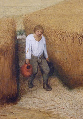 Detail of The Harvesters by Bruegel in the Metropolitan Museum of Art, March 2011