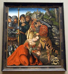 The Martyrdom of Saint Barbara by Cranach in the Metropolitan Museum of Art, December 2007