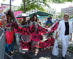 Mermaid Survivors of the Oil Spill at the Coney Island Mermaid Parade, June 2010