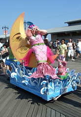 Poodle World Float at the Coney Island Mermaid Parade, June 2010