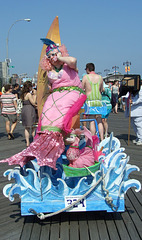 Poodle World Float at the Coney Island Mermaid Parade, June 2010