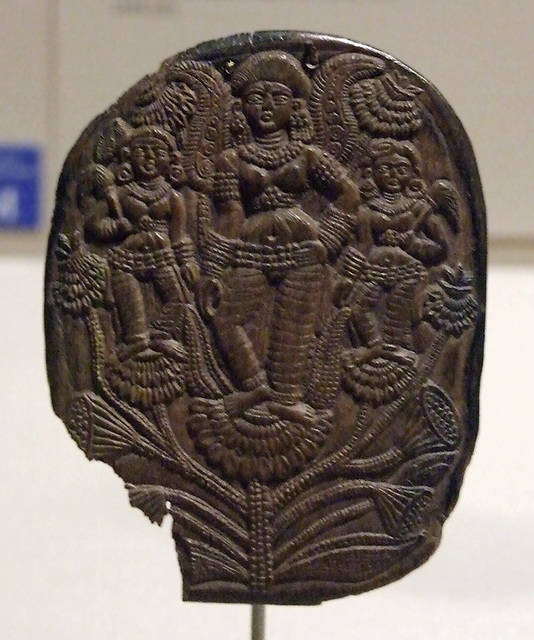 Plaque with a Winged Goddess and Two Attendants in the Metropolitan Museum of Art, January 2009