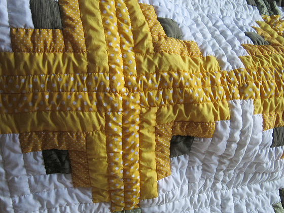 Detail of the yellow