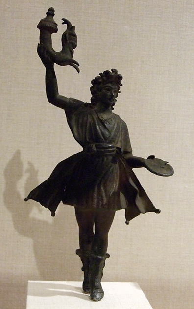 Bronze Statuette of a Lar in the Metropolitan Museum of Art, July 2007