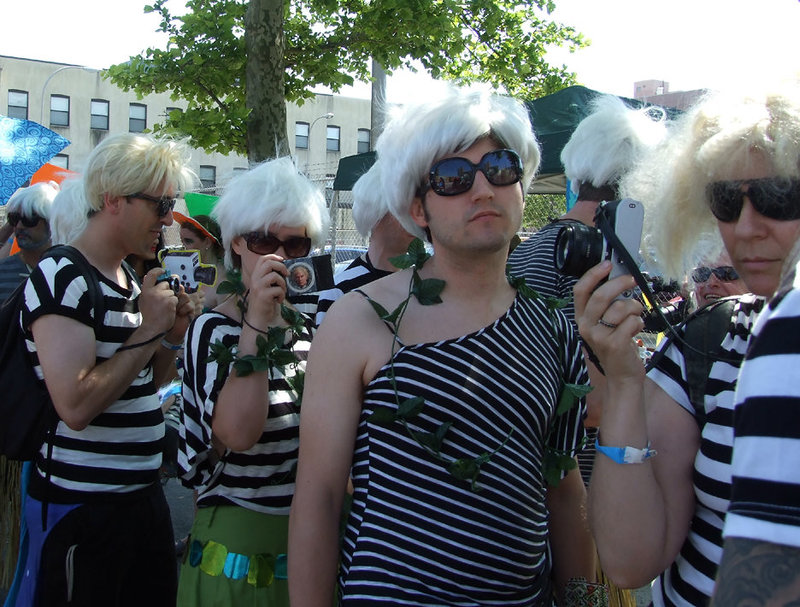 The Andy Warhols Group at the Coney Island Mermaid Parade, June 2010