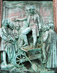 Statue of Colonel Edward Ackroyd, All Souls, Haley Hill, Halifax , West Yorkshire