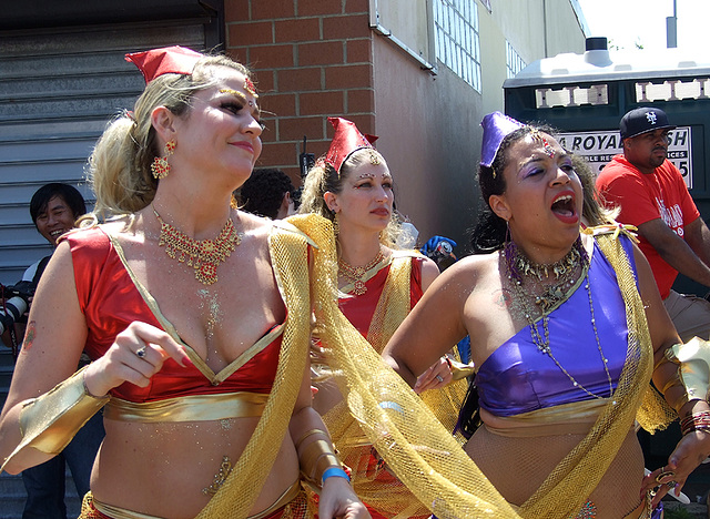 The Chumdog Millionaire Group at the Coney Island Mermaid Parade, June 2010