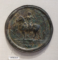 Bronze Mirror with Traces of Gilding in the Metropolitan Museum of Art, December 2008