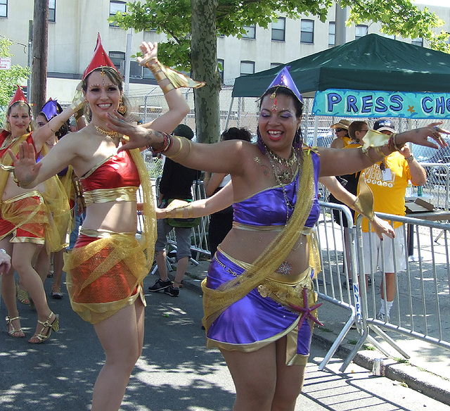 The Chumdog Millionaire Group at the Coney Island Mermaid Parade, June 2010