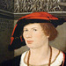 Detail of Benedikt von Hertenstein by Hans Holbein in the Metropolitan Museum of Art, December 2007