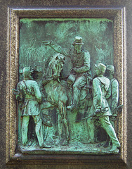 Statue of Colonel Edward Ackroyd, All Souls, Haley Hill, Halifax , West Yorkshire