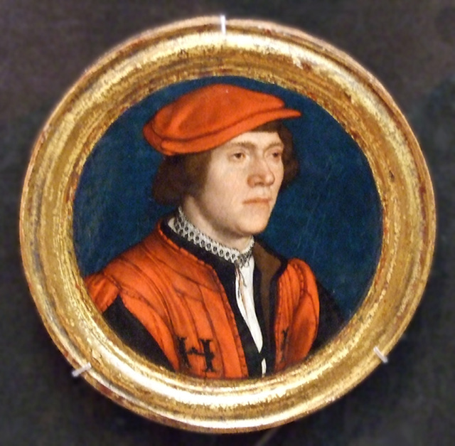 Portrait of a Man in a Red Cap by Holbein in the Metropolitan Museum of Art, August 2010