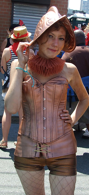 Conquistador at the Coney Island Mermaid Parade, June 2010