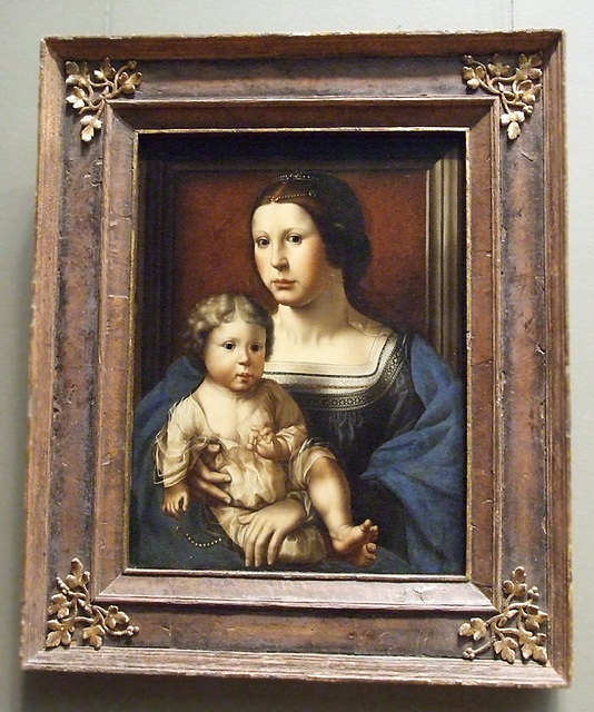 Copy of the Virgin and Child after Jan Gossart in the Metropolitan Museum of Art, August 2010
