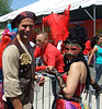 Pirate and a Masked Mermaid at the Coney Island Mermaid Parade, June 2010