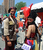 Pirate and a Masked Mermaid at the Coney Island Mermaid Parade, June 2010