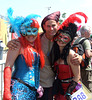 Pirate and Two Masked Mermaids at the Coney Island Mermaid Parade, June 2010