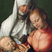 Detail of Virgin and Child with Saint Anne by Durer in the Metropolitan Museum of Art, January 2010