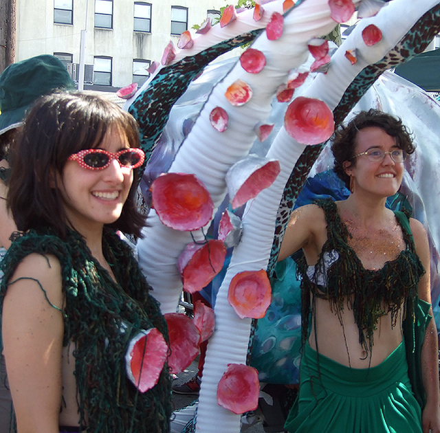 Giant Octopus at the Coney Island Mermaid Parade, June 2010