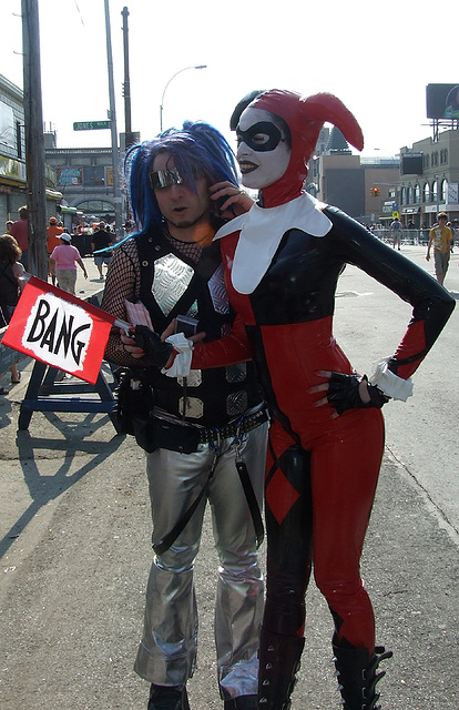 Harley Quinn at the Coney Island Mermaid Parade, June 2010