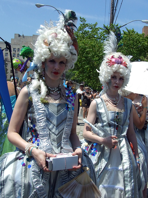 The Marie Antoinettes at the Coney Island Mermaid Parade, June 2010