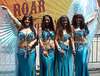 Mermaids in Aqua with Tridents at the Coney Island Mermaid Parade, June 2010