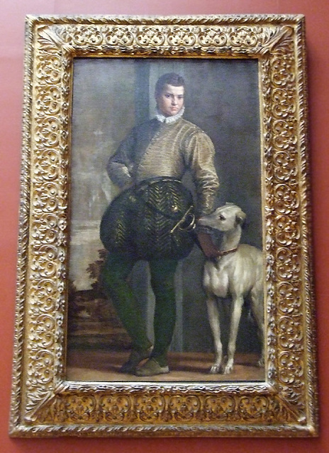 Boy with a Greyhound by Veronese in the Metropolitan Museum of Art, December 2010