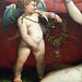 Detail of Venus and Cupid by Lorenzo Lotto in the Metropolitan Museum of Art, Sept. 2007