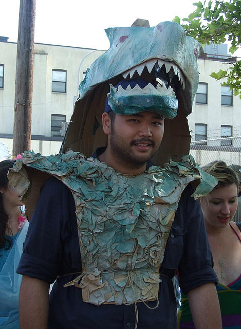 Shark at the Coney Island Mermaid Parade, June 2010