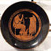 Kylix with a Seated Poet and a Youth by Douris in the Metropolitan Museum of Art, Sept. 2007