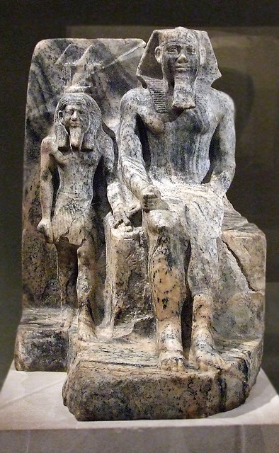 King Sahure and a Nome God in the Metropolitan Museum of Art, September 2008