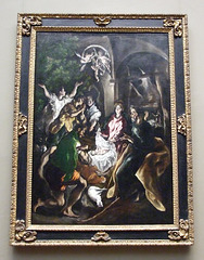 The Adoration of the Shepherds by El Greco in the Metropolitan Museum of Art, December 2010