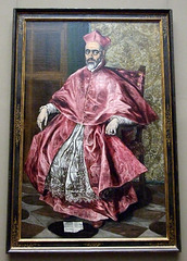 Portrait of a Cardinal by El Greco in the Metropolitan Museum of Art, December 2007