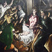 Detail of The Adoration of the Shepherds by El Greco in the Metropolitan Museum of Art, December 2010